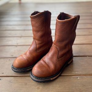 Rocky Ironclad Leather Waterproof Wellington Work Boots (Men’s Size 8)